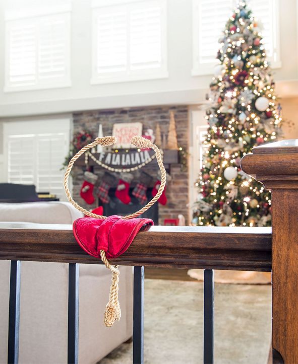 bannister protection garland ties