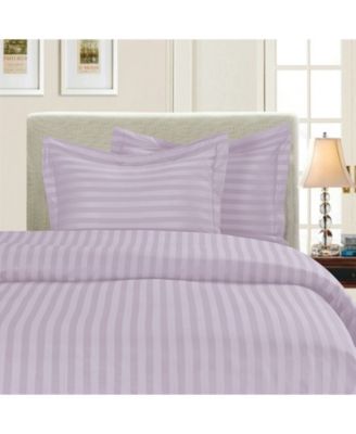 Luxurious Stripe Wrinkle-Free 3-Pc. Duvet Cover Set, King/California King