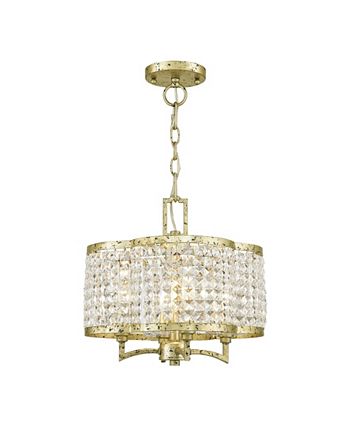 Livex - Grammercy 4-Light Convertible Mini Chandelier/Ceiling Mount