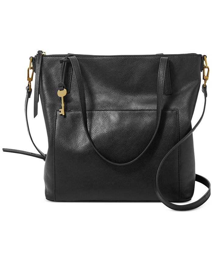 Fossil Evelyn Leather Tote - Macy's