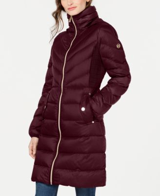 michael michael kors quilted nylon packable hooded puffer jacket