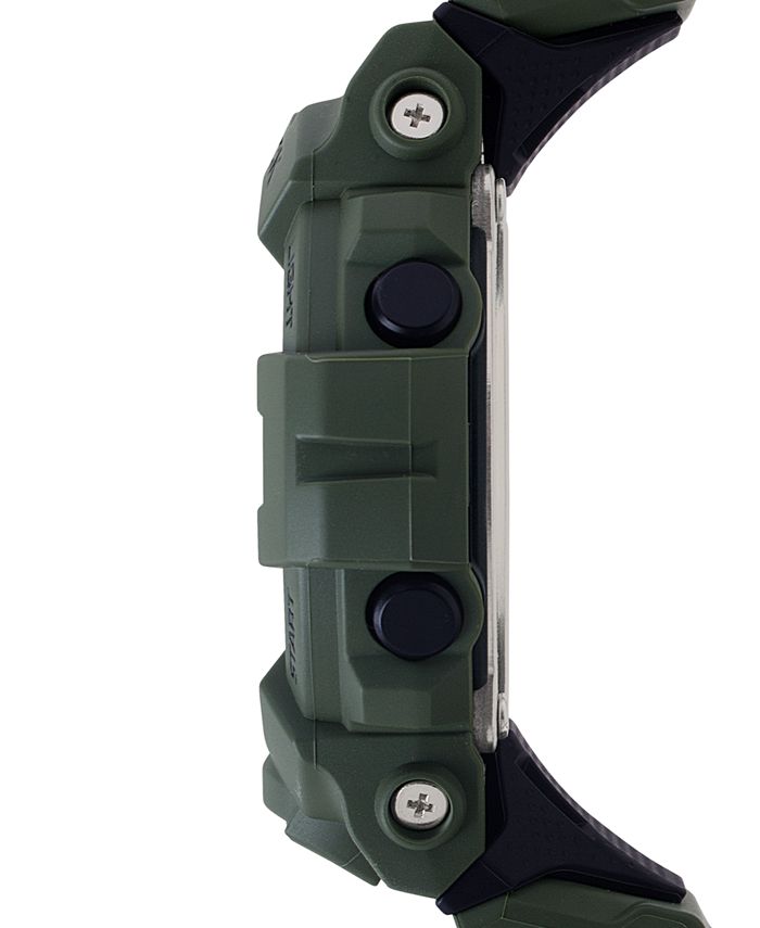 olive green g shock watch