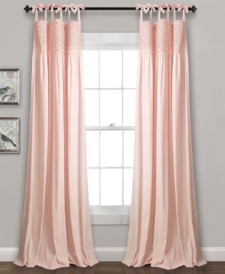 Lush Décor - Lydia Ruffle 95"x40" Window Panel Set
