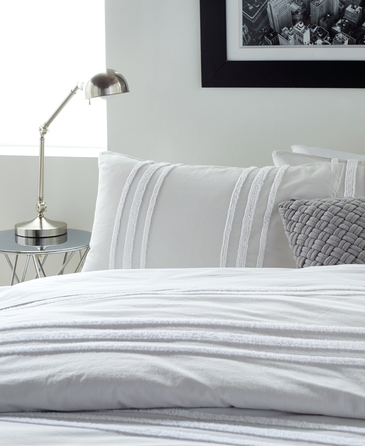 Dkny Chenille Stripe 3-Pc. Comforter Set