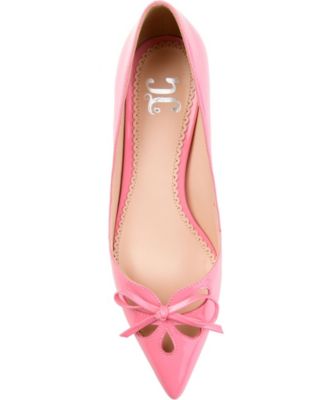 Women's Lutana Pointed Toe Kitten Heel Pumps