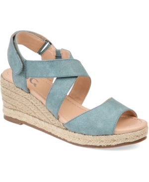 image of Journee Collection Women-s Comfort Spencer Wedges Women-s Shoes