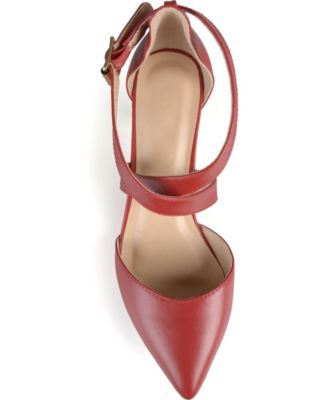 Women's Riva Crisscross Strap Pointed Toe Pumps