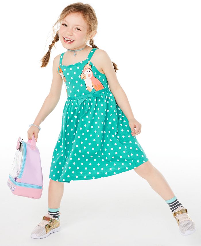 Epic Threads Toddler Girls Dot-Print Bird Dress, Created for Macy's ...