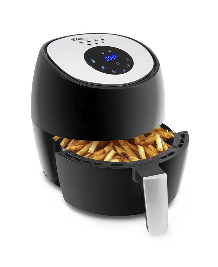 Elite Gourmet Elite Platinum 3.4 Quart Digital Air Fryer 7 Pre Set
