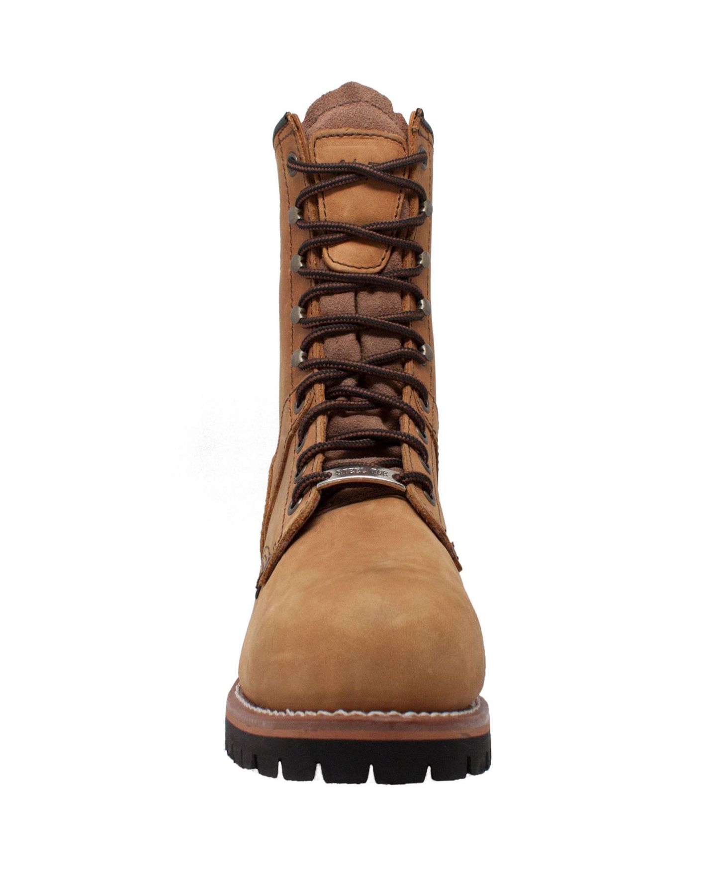 Мужские ботинки AdTec 9" Steel Toe Logger Boot, цвет: Коричневый — фото 3