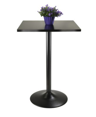 Winsome Square Pub Table with Leg and Base