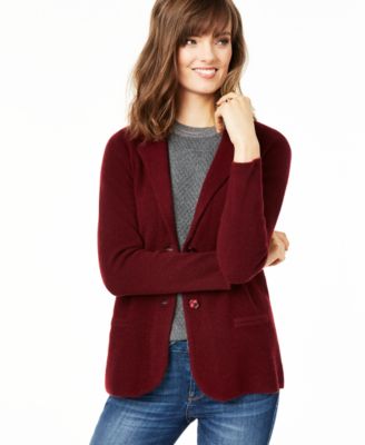 charter club cashmere blazer