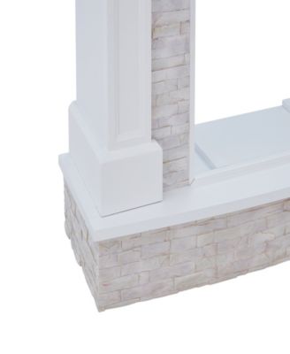 Blakely Faux Stone Media Fireplace