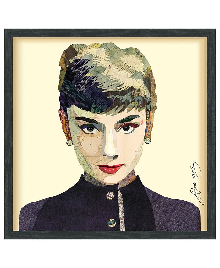Empire Art Direct 'Audrey' Dimensional Collage Wall Art 25'' x 25'' Macy's