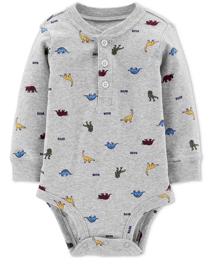 Carter's Baby Boys DinosaurPrint Cotton Bodysuit Macy's