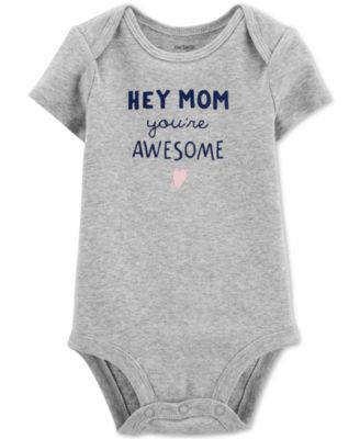 Carter's - Baby Girls Mom You're Awesome Cotton Bodysuit