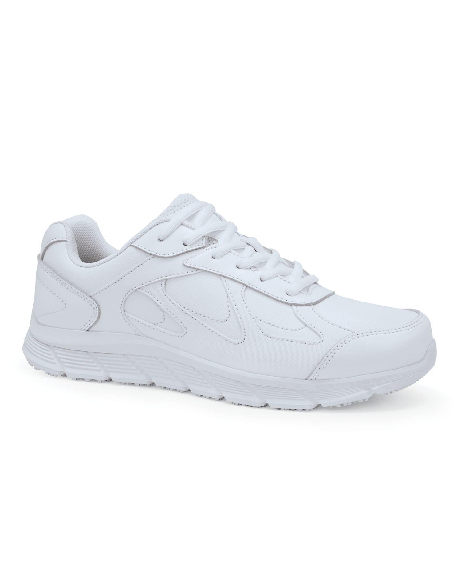 Men's Galley II Slip Resistant Work Shoes, Water Resistant, White, Size 8.5