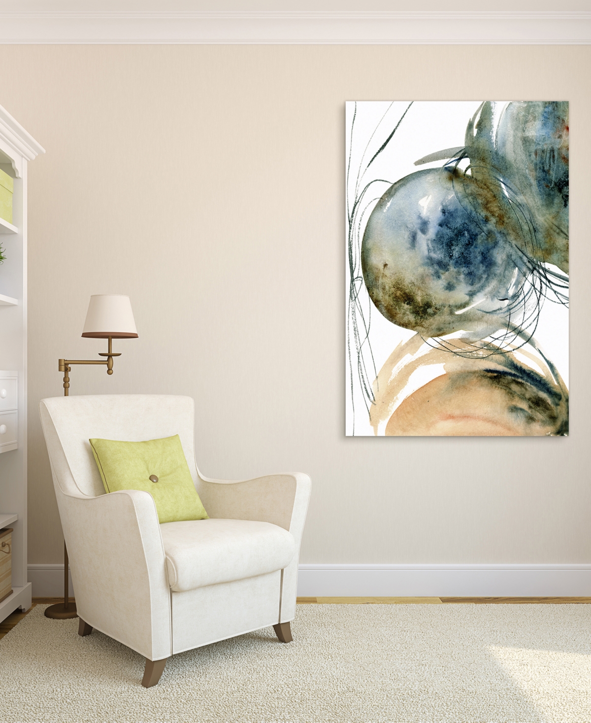 Empire Art Direct 'Hibernation Ii' Frameless Free Floating Tempered Art Glass Wall Art - 32''