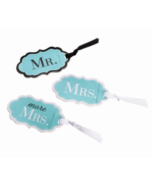 Lillian Rose Mr Mrs and More Mrs Luggage Tags