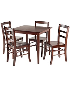 Groveland 5-Piece Square Dining Table with 4 Chairs
