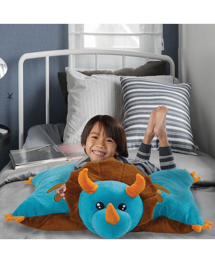 Blue dinosaur deals pillow pet