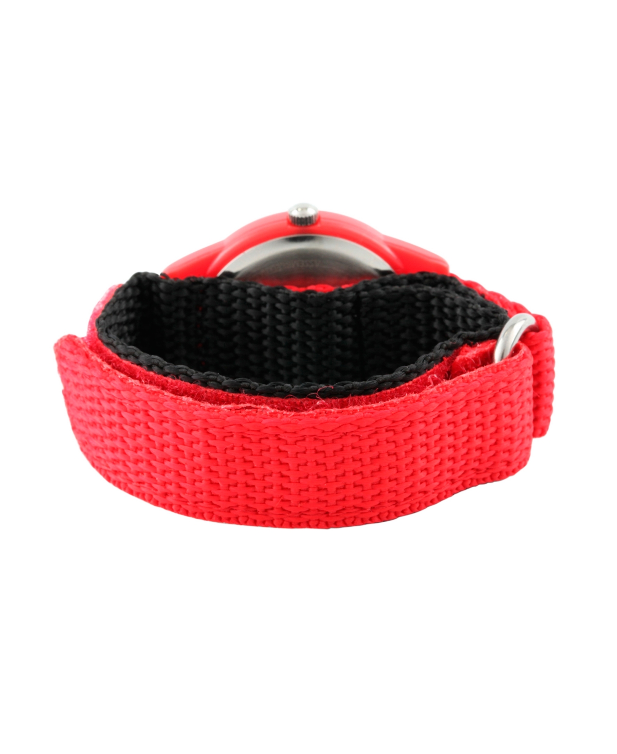 EwatchFactory Boy's Disney Toy Story 4 Duke CaboomPlastic Time Teacher Strap Watch 32mm - Red