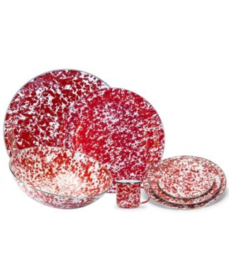 Red Swirl Enamelware Collection 20