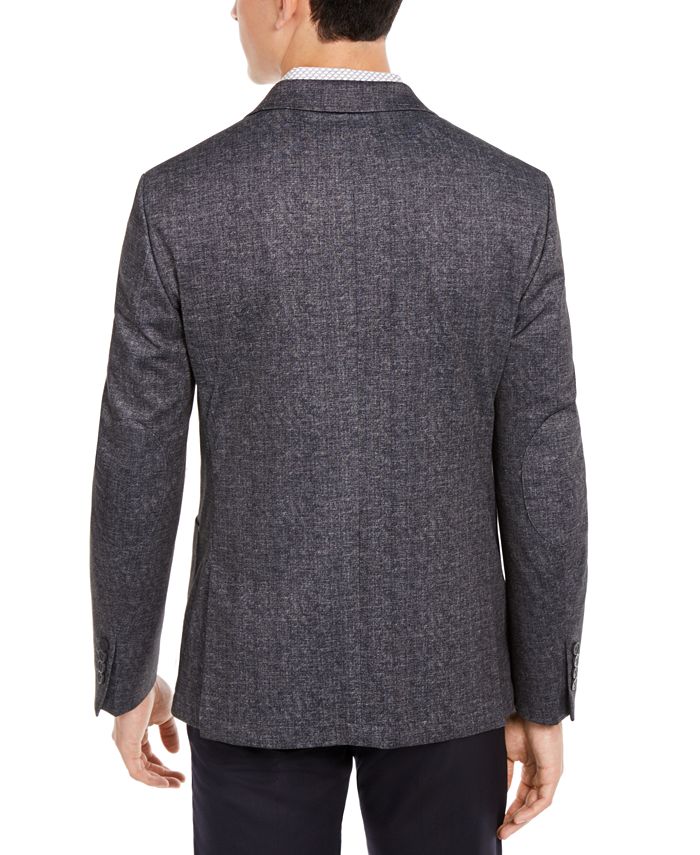 Bar III Men's Slim-Fit Textured Gray Knit Sport Coat, Created for Macy ...