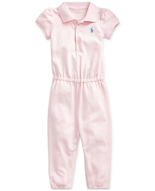 Polo Ralph Lauren Baby Girls Mesh One Piece Romper Reviews