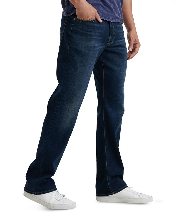 Lucky Brand Men's 181 Relaxed Straight Fit COOLMAX® Stretch Jeans