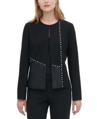 studded blazer womens