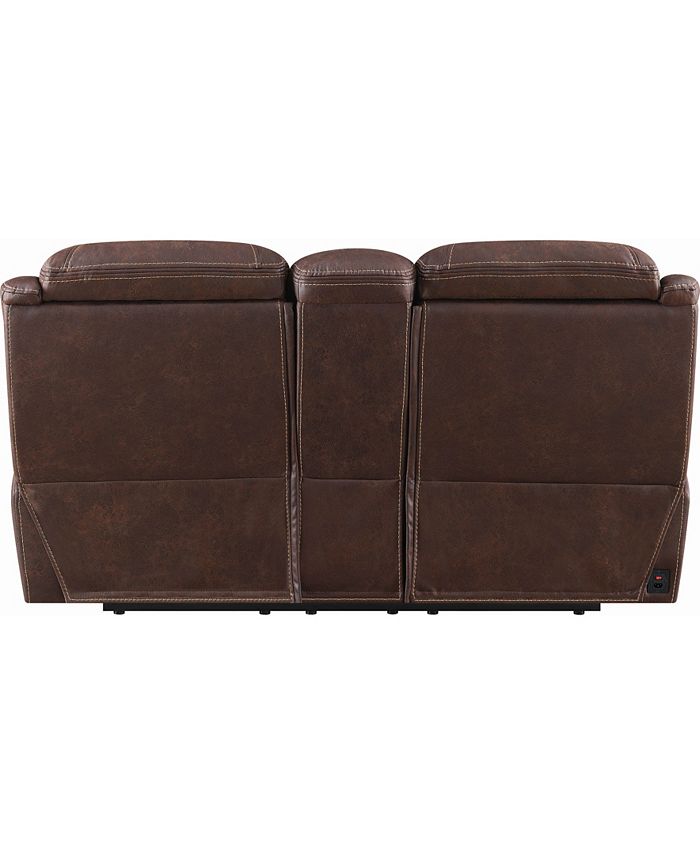 COASTER COMPANY OF AMERICA Coaster Home Furnishings Hemer Upholstered Power2 Loveseat Macy's