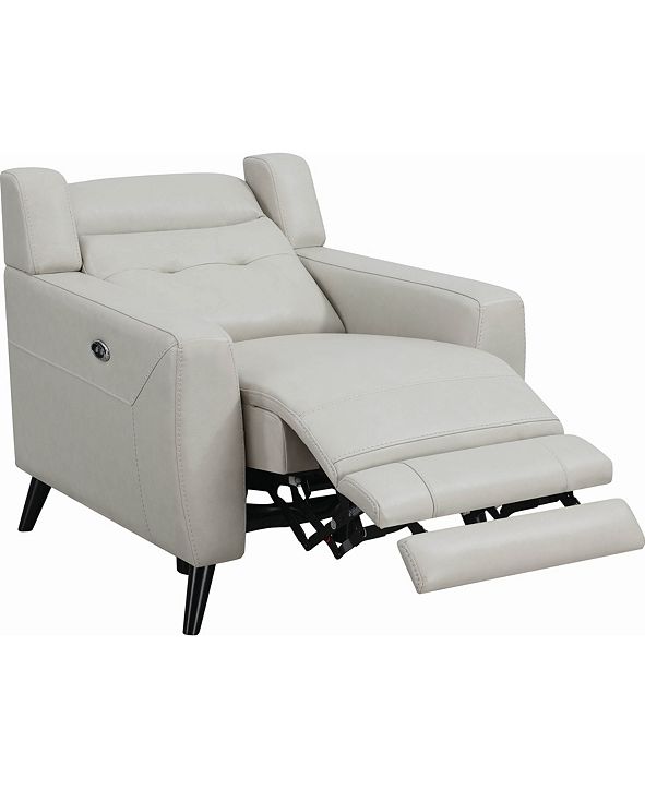 Macy's Coaster Home Furnishings Lantana Upholstered Power Recliner