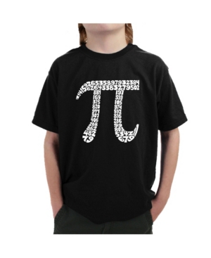 image of La Pop Art Big Boy-s Word Art T-Shirt - The First 100 Digits of Pi