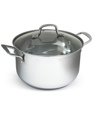 Sedona Kitchen Stainless Steel 8-Qt. Covered Casserole with Lid