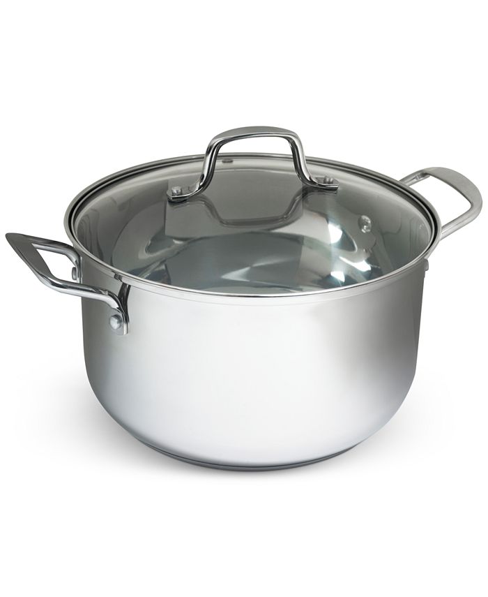 Sedona Kitchen Stainless Steel 8Qt. Covered Casserole with Lid Macy's