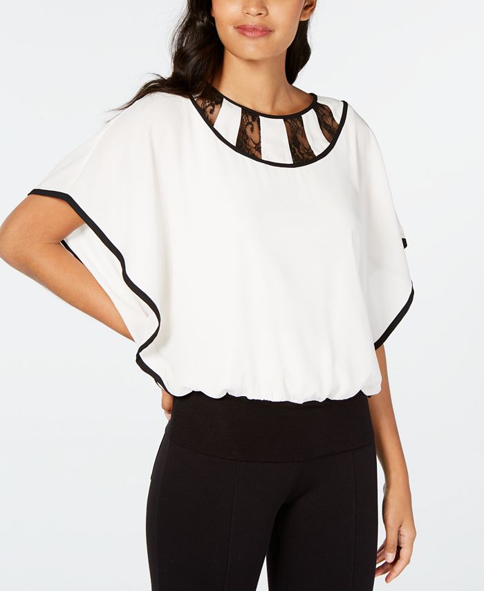 Thalia Sodi Lace Inset Blouse Created for Macy s Macy s