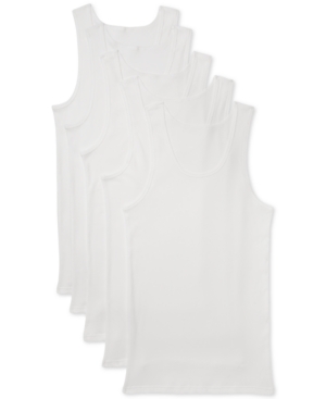 Tommy Hilfiger Men's 5-Pk Cotton Classics Tank Tops