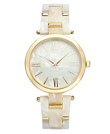 Imitation Mother-of-Pearl Bracelet Watch 40mm, Created for Macy's 