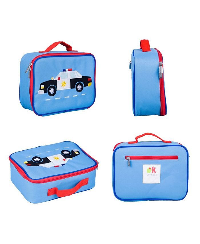 Wildkin - Police Car Embroidered Lunch Box