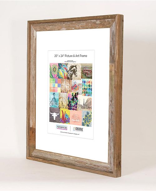 Creative Gallery Rustic Reclaimed Barnwood 20" x 24" Picture Photo