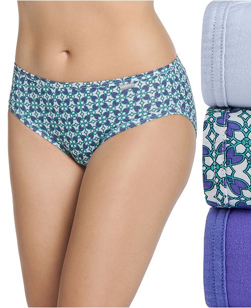 Jockey Elance French Cut 3 Pack Underwear 1485 1487, Extended Sizes