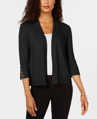 macy's short sleeve cardigan