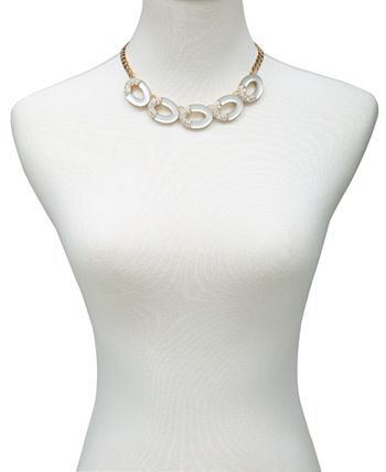 T Tahari - Frosted Lucite Statement Necklace