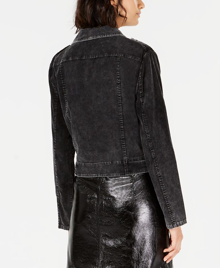 Sadie & Sage Corduroy Moto Jacket Macy's