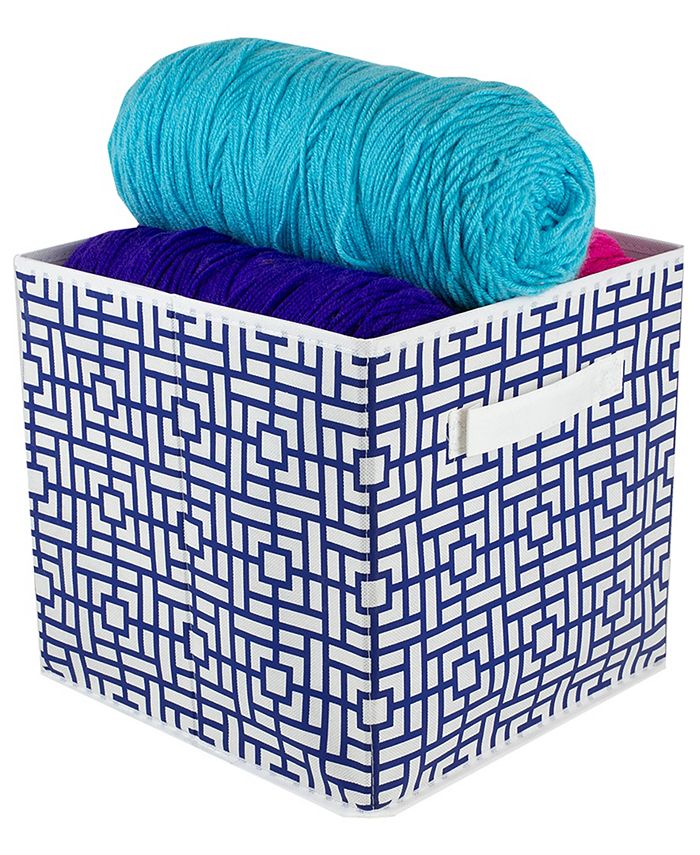 Home Basics Squared Collapsible NonWoven Storage Cube Macy's