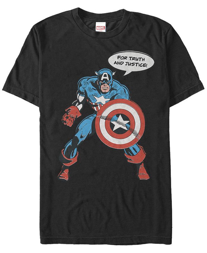 Fifth Sun Marvel Men's Comic Collection Captain America For Truth And ...