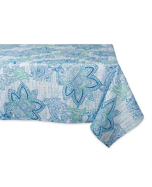 Design Imports Paisley Print Outdoor Tablecloth 60" x 120" & Reviews