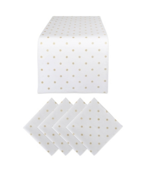 Design Imports Polka Dot Table Set of 5