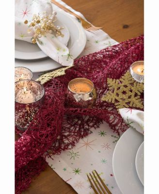 Sequin Mesh Table Runner Roll 16" x 10'